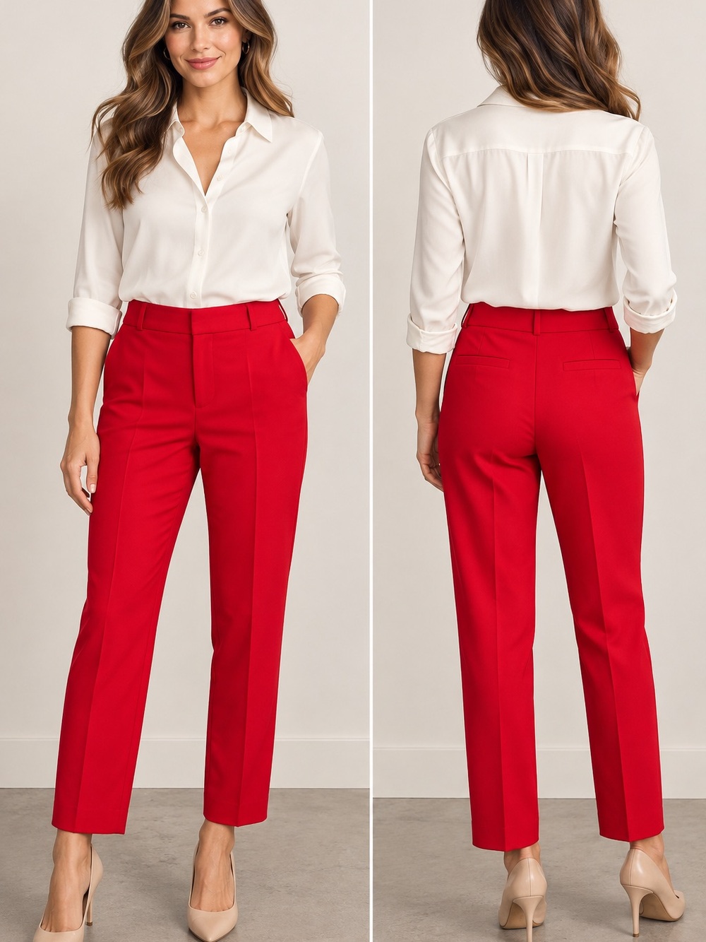 Banana Republic Martin Fit Red Pants
Petite 8P